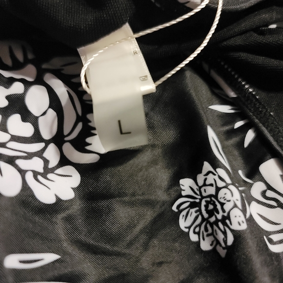 NWT Tankini Two Piece High Neck Athletic Sport Swim Bathing Suit Large - Picture 4 of 8